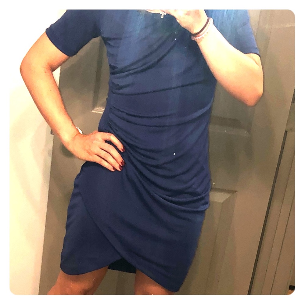 H&M blue cocktail dress